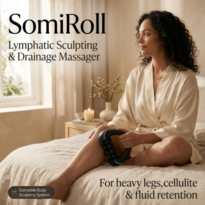 SomiRoll — The At-Home Lymphatic Sculpting System for Heavy Legs, Cellulite & Body Tension