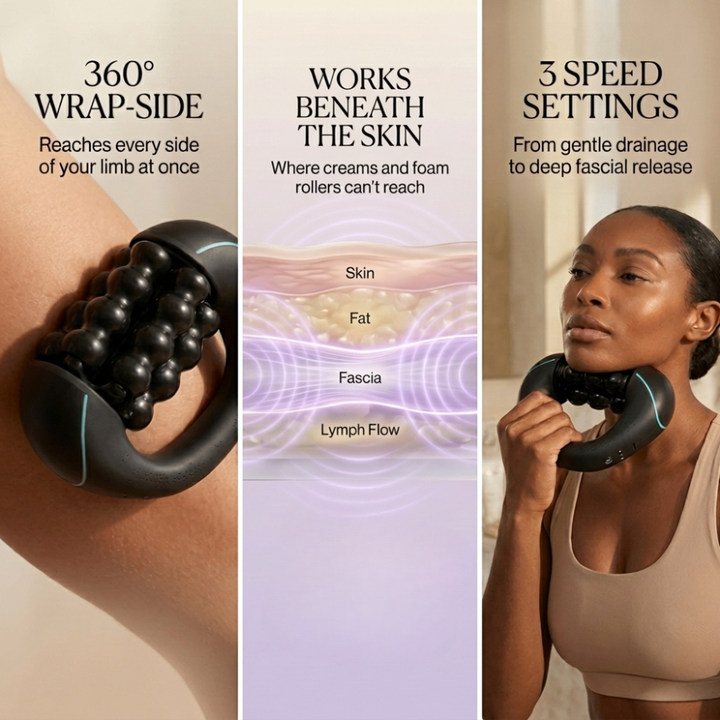SomiRoll — The At-Home Lymphatic Sculpting System for Heavy Legs, Cellulite & Body Tension